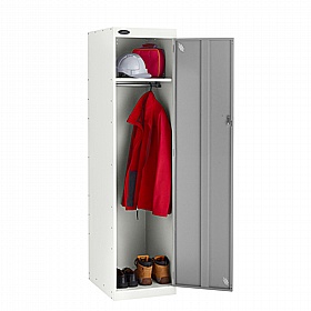 Atom Probe II Antibacterial Police Lockers with Hasp & Staple Lock - Office Storage