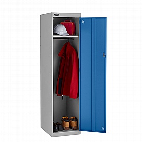 Atom Probe II Antibacterial Police Lockers with Hasp & Staple Lock - Office Storage