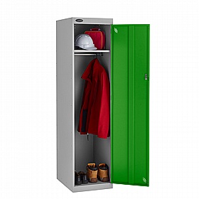 Atom Probe II Antibacterial Police Lockers with Hasp & Staple Lock - Office Storage