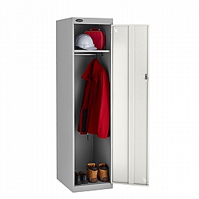 Atom Probe II Antibacterial Police Lockers with Hasp & Staple Lock - Office Storage