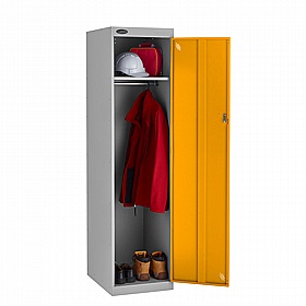 Atom Probe II Antibacterial Police Lockers with Hasp & Staple Lock - Office Storage