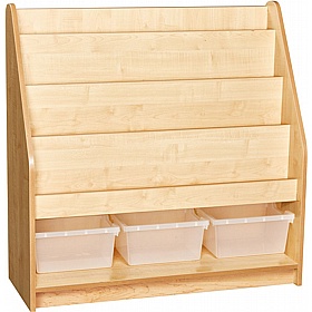 KubbyClass Early Years Nursery Angled Display Bookcase - School Furniture