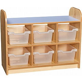 KubbyClass Early Years Nursery Open Back Cube Bookcases - School Furniture