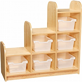 KubbyClass Early Years Nursery Stepped Storage Cubes