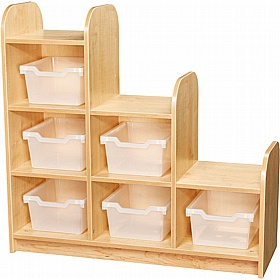 KubbyClass Early Years Nursery Stepped Storage Cubes - School Furniture