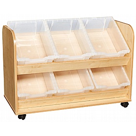 KubbyClass Early Years Nursery Tilt Tote Tray Storage