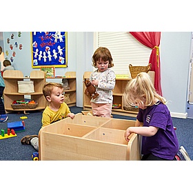 KubbyClass Early Years Nursery Low Mobile Kinderbox - School Furniture
