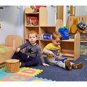 KubbyClass Early Years Nursery Stepped Storage Cubes - School Furniture
