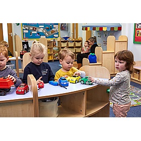 KubbyClass Early Years Nursery 45 Degree Storage Unit - School Furniture