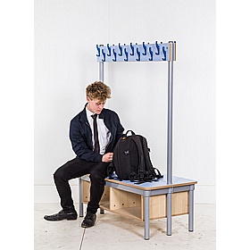 KubbyClass Double Sided Cloakroom Benches - School Furniture