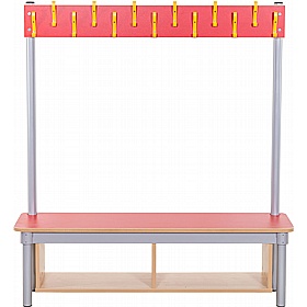 KubbyClass Single Sided Cloakroom Benches - School Furniture