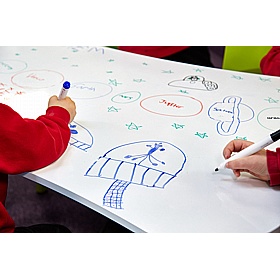 Utile Tilting Rectangular Whiteboard School Table - School Furniture