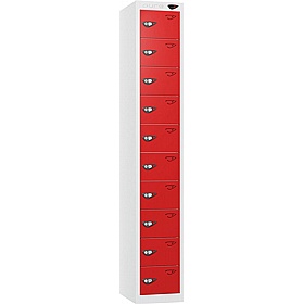 Pure Antibacterial 10 Compartment Personal Effects Lockers with Cam Lock