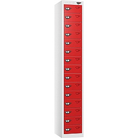 Pure Antibacterial 15 Compartment Personal Effects Lockers with Cam Lock