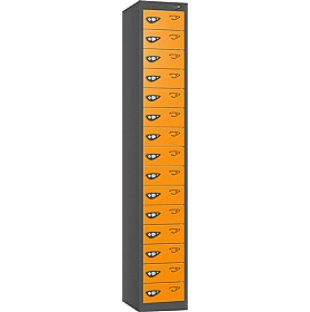 Pure Antibacterial 15 Compartment Personal Effects Lockers with Cam Lock - Office Storage