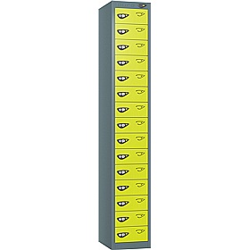Pure Antibacterial 15 Compartment Personal Effects Lockers with Cam Lock - Office Storage
