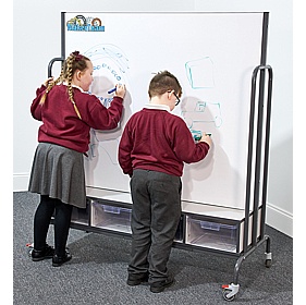 MakerTeam Heavy Duty Mobile Collaborative Whiteboards - School Furniture