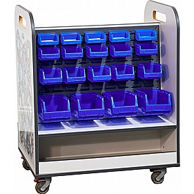 MakerTeam Heavy Duty Double Sided Component Trolley