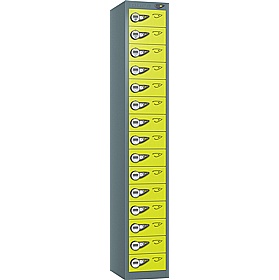 Pure Antibacterial 15 Compartment Personal Effects Lockers with Manual Combination Lock - Office Storage