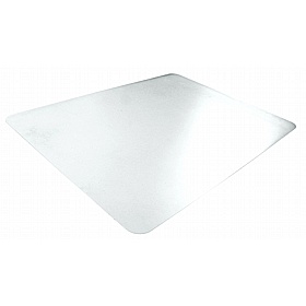 Cleartex Enhanced Polymer Rectangular Anti-Slip Chair Mat for Hard Floors - Office Accessories