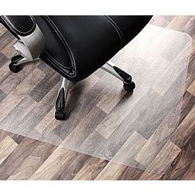 Unomat Polycarbonate Rectangular Chair Mat for Hard Floors