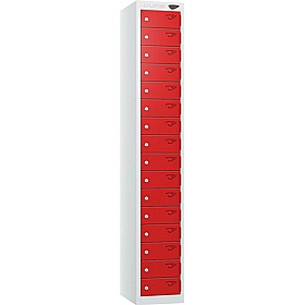 Pure Antibacterial 16 Compartment Personal Effects Lockers with Cam Lock