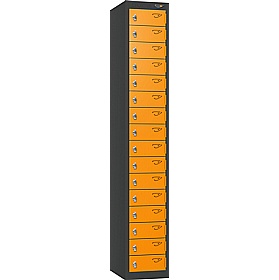 Pure Antibacterial 16 Compartment Personal Effects Lockers with Hasp and Staple Lock