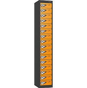 Pure Antibacterial 16 Compartment Personal Effects Lockers with Manual Combination Lock - Office Storage