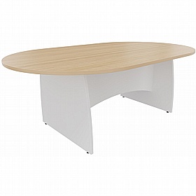 Confer Duo D-End Meeting and Boardroom Tables - Meeting Room