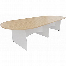 Confer Duo D-End Meeting and Boardroom Tables - Meeting Room