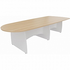 Confer Duo Plectrum Shaped Breakout and Boardroom Tables