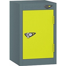 Pure Antibacterial Quarto Lockers with Hasp and Staple Lock - Office Storage