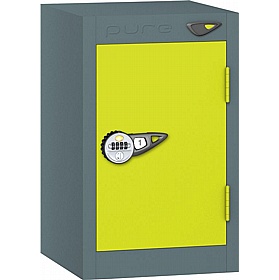 Pure Antibacterial Quarto Lockers with Manual Combination Lock - Office Storage