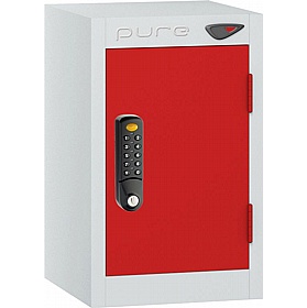 Pure Antibacterial Quarto Lockers with Digital Combination Lock - Office Storage