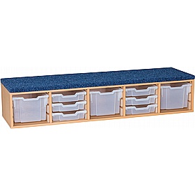 EduStore Premium Classroom Steps with Tray Storage - School Furniture