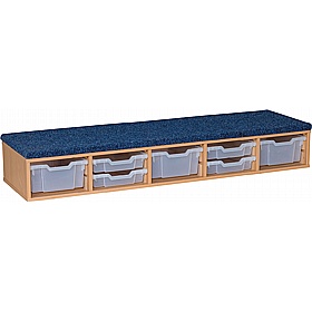 EduStore Premium Low Classroom Steps with Tray Storage - School Furniture