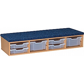 EduStore Premium Low Classroom Steps with Tray Storage - School Furniture