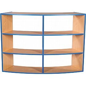 KubbyKurve Library Curve Open Bookcases - School Furniture