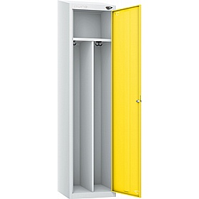 Pure Antibacterial Sloping Top Clean & Dirty Lockers with Cam Lock - Office Storage