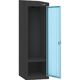Pure Antibacterial Sloping Top Wheelchair Accessible Lockers with Manual Combination Lock