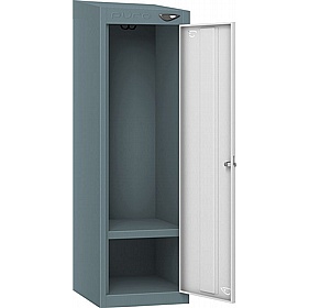 Pure Antibacterial Sloping Top Wheelchair Accessible Lockers with Coin Return Lock