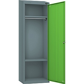 Pure Antibacterial Sloping Top High Capacity Lockers with Coin Return Lock - Office Storage