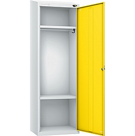 Pure Antibacterial Sloping Top High Capacity Lockers with Coin Return Lock - Office Storage