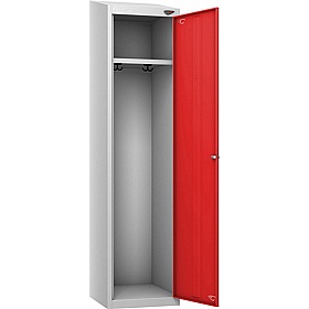 Pure Antibacterial Sloping Top Police Lockers with Digital Combination Lock - Office Storage