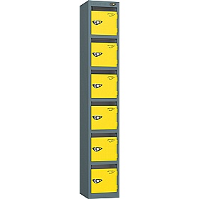 Pure Antibacterial Post Lockers with Hasp and Staple Lock - Office Storage
