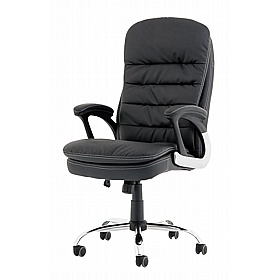 Ontario High Back Faux Leather Office Chair - Office Chairs