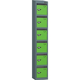 Pure Antibacterial Sloping Top Post Lockers with Cam Lock