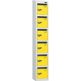 Pure Antibacterial Sloping Top Post Lockers with Cam Lock - Office Storage