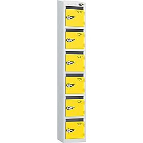 Pure Antibacterial Sloping Top Post Lockers with Manual Combination Lock - Office Storage