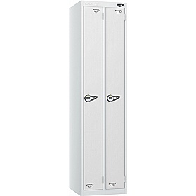 Pure Antibacterial Twin Door Lockers with Manual Combination Lock - Office Storage
